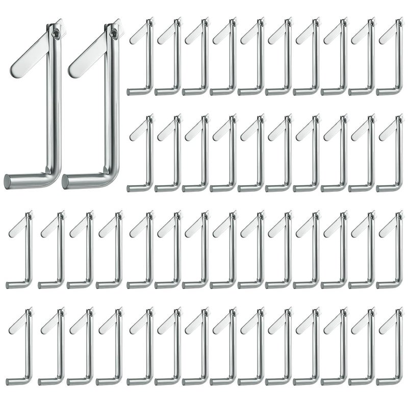 AOKLIT 50Pcs Galvanized Steel Scaffolding Toggle Pins, Scaffold Metal Locking Pins for Architecture, Furniture Installation, and Home DIY - Image 1